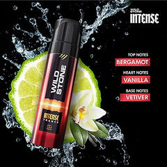 Wild Stone Intense Trance No Gas Mens Deodorant Body Spray 120ml 4.0 Fl.oz. | Perfect Gift For Brother