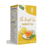 32 Baar The Weight Loss Lemon Flavour Green Tea - 25 Tea Bags | Perfect For Stress Relief & Immunity Boost - Relaxing & Refreshing | Caffeine Free