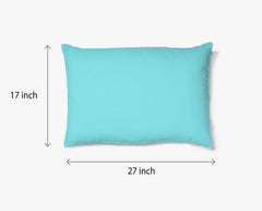 Plain Solid Aqua Bedsheet For King Size With 2 Pillow Cover (90 X 95 Inches) | Softer & Durable For All Season | Ideal For Daily Use Home Bedsheet