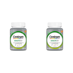 Centrum Adult 50+, World's No.1 Multivitamin With Calcium , Vitamin D3 & 21 Other Nutrients For Overall Health, Strong Joints & Heart Health | 30 Veg Tablets , 50gm 0.1lbs Each Pack Of 2