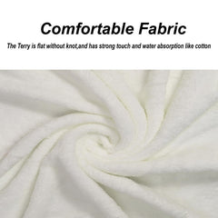 Homecloud Ultra Soft Bath & Face Towel Set 300 Gsm | 3x Softer Than Cotton Towels | Highly Absorbent & Ultra Fast Dry | Set Of 2 (White)