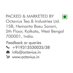 Octavius Suprabhatam Tez Kadak Tea - Pack Of 3 X 1 Kg, 35.2 Ounce Each | Garden Fresh Extra Strong Assam Tea - Kadak Chai Patti | Medium Caffeine Strong Chai Patti