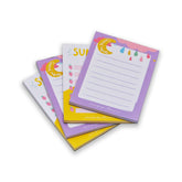 Writing Pads To Do List Cute Stationery Memo Pads Journal Notebooks Gift For Kids | Set Of 4