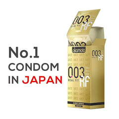 Okamoto Ultra Thin Condoms For Men | Made In Japan | 0.03 Mm Thin | 003 Realfit (Pack Of 2)