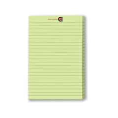 Wide Ruled 5 X 8 Inch 50-Sheet Lined Writing Note Pad For Everyday (Pink, Green, Yellow) 12pcs