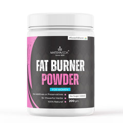 Matsyaveda Advanced Fat Burner Powder With Garcinia Combogia, Triphala, 10+ Powerful Herbs, Helping To Target Stubborn Areas Such As The Belly | 200gm 0.4lbs