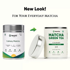 Tencha Culinary Classic Grade Matcha Green Tea - 50gm, 1.7 Ounce | Japanese Matcha Green Tea Powder - No Artificial Sweeteners | Low Caffeine, Vegan Friendly