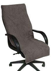 Vvip Home 100% Cotton Luxary Office Chair Towel 550 Gsm (Gray)