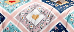 Printed Single Size Bedsheet With 1 Pillow Cover (36 X 78 Inches, Multicolor) | All Around Elastic Fitted Bedsheet | Soft Touch, Wrinkle Resistant, Skin Friendly