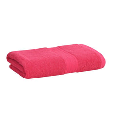 Dioris 100% Cotton Super Soft Bath Towel 600 Gsm | Ideal For Home, Gym & Spa Towel (Pink)