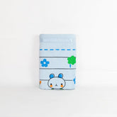 Rangoli 100% Cotton Baby Bath Towel 300 Gsm | Super Soft & Highly Absorbent, Anti-Bacterial, Multipurpose Towels (Light Blue) - Pack Of 1