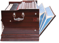 Musical Instrument Harmonium - 7 Stopper (5 Stops 2 Drones), 39 Keys, Double Fold Bellow, 3 1/4 Octave, Two Reeds (Bass+ Male) | Tuning 440 Standard Pitch