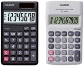 Casio SX-300-W Portable Calculator & Casio HL-100LB Portable Calculator, 10 Digit Display - Pocket Size Calculator