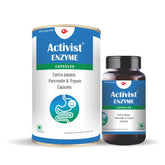 Activist Enzymes Digestive Enzyme Supplement With Bromelain & Papain, For Healthy Digestion | 60 Capsules, 100gm 0.2lbs