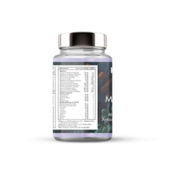 Healthcom Nutra Multivitamin & Minerals Supplement For Men & Women, Iron, Vitamin A, B5, B6, C, D, E & K & Multiminerals | Immunity, Hair, Skin, & Bone Support | 60 Capsules 100gm 0.2lbs