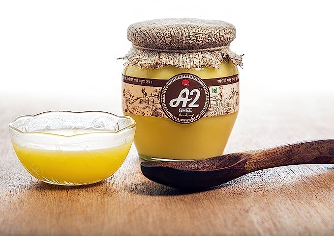 100% Natural A2 Gir Desi Cow'S Ghee By Isha Vasyam | Rich In Vitamin A & Healthy Nutrients Desi Ghee Perfect For Body Joint Pain | 1 Litre (500ml * 2) 33.8 Ounce | Jar Pack 100% Natural A2 Gir Desi Cow'S Ghee By Isha Vasyam | Rich In Vitamin A & Healthy Nutrients Desi Ghee Perfect For Body Joint Pain | 1 Litre (500ml * 2) 33.8 Ounce | Jar Pack