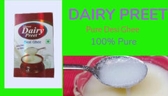 Organic Pure Desi Ghee By Shree Dairy Preet | Homemade Healthy Fresh Ghee For Better Digestion & Immunity | (1 Litr) 33.8 Ounce | Box Pack