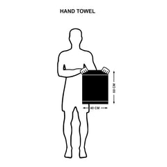 100% Bci Cotton Waffle Hand Towel 250 Gsm (Grey)