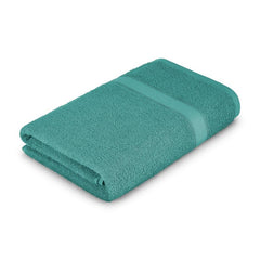 Welspun Alpha Cotton Large Bath Towel Soft & Absorbent 500 Gsm (Dobby - Light Teal)