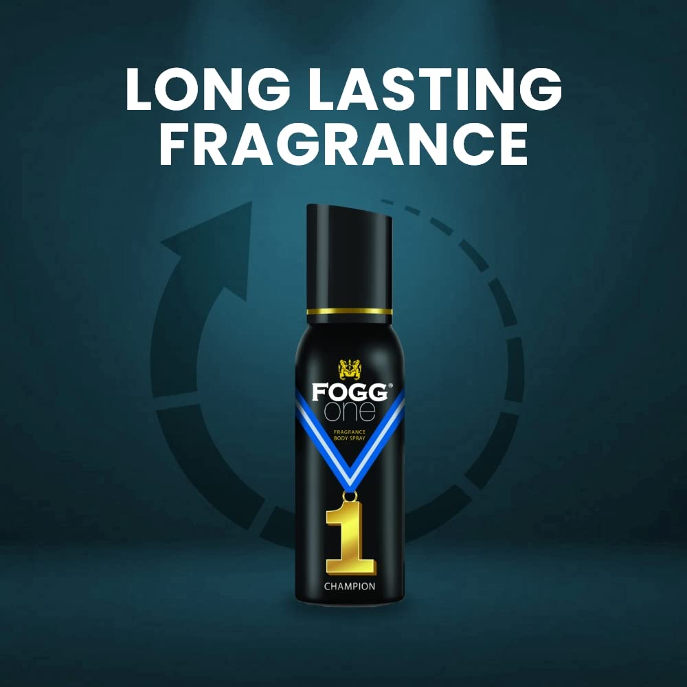 Fogg Fragrance Body Spray One Champion For Men 120 Ml 4 Fl.oz. | Perfect Gift For Boyfriend Fogg Fragrance Body Spray One Champion For Men 120 Ml 4 Fl.oz. | Perfect Gift For Boyfriend