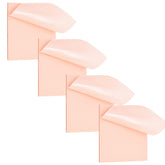 Transparent Self Sticky Note Pads, Clear Notes 76mm X 76mm Transparent Self Sheet 200 Pcs (Pink)