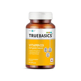 Truebasics Vitamin D3 600 Iu | For Strong Bones, Muscle Strength & Immunity | 50 Capsules , 100gm 0.2lbs