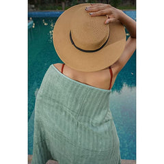 Mush Bamboo Bath Towel 550gsm | Bath Towel For Women & Men Skin Friendly Fabric Micro Fibre Bath Towel Set Large Size (Set Of 4) - Multicolor