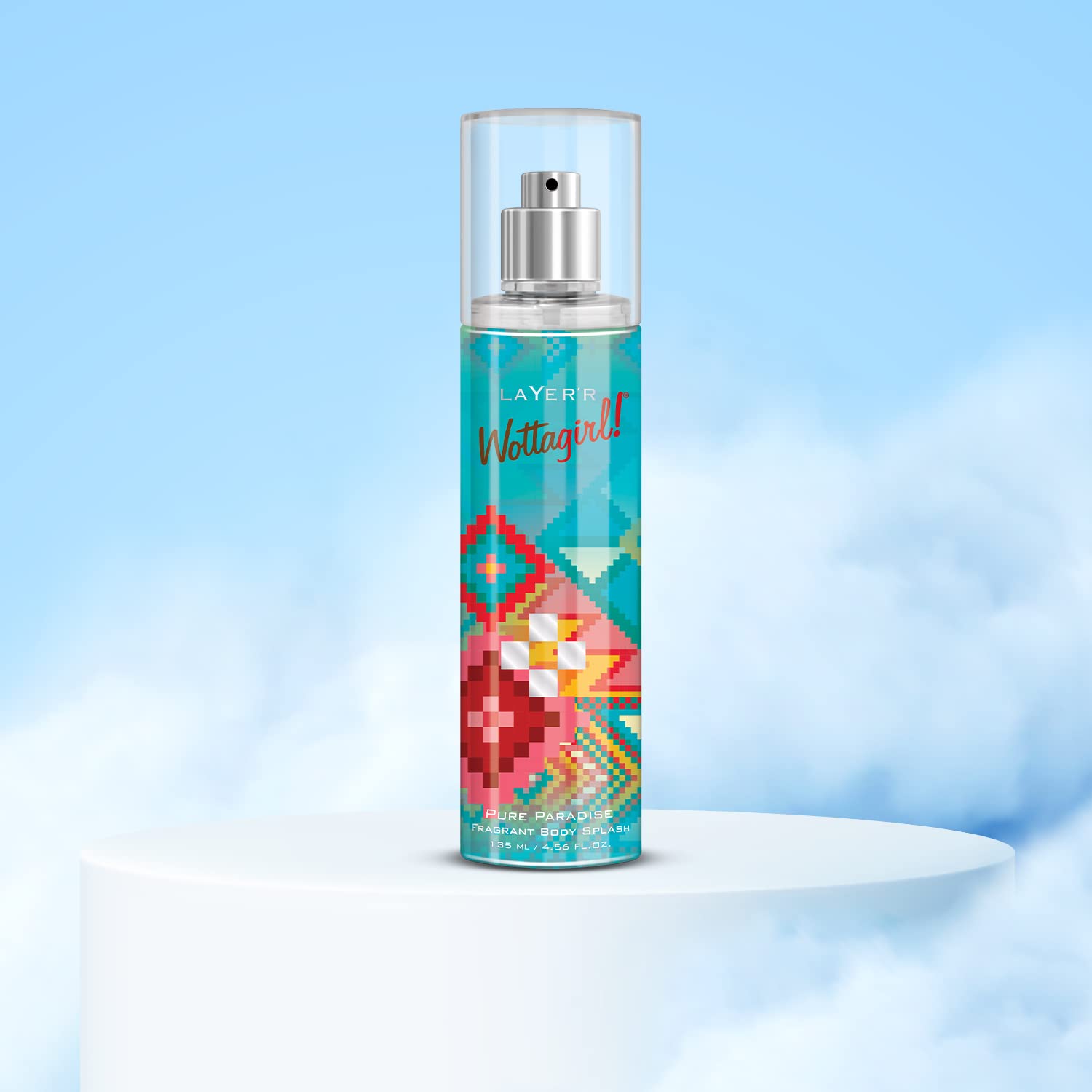 Layer'r Wottagirl Pure Paradise Fragrance Body Splash 135ml 4.56 Fl.oz. | Long Lasting Fresh Fragrance For Women Layer'r Wottagirl Pure Paradise Fragrance Body Splash 135ml 4.56 Fl.oz. | Long Lasting Fresh Fragrance For Women