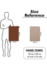 T Trendy Mart Microfiber Hand Towels 800 Gsm | 4 Pieces (Multi Colors)