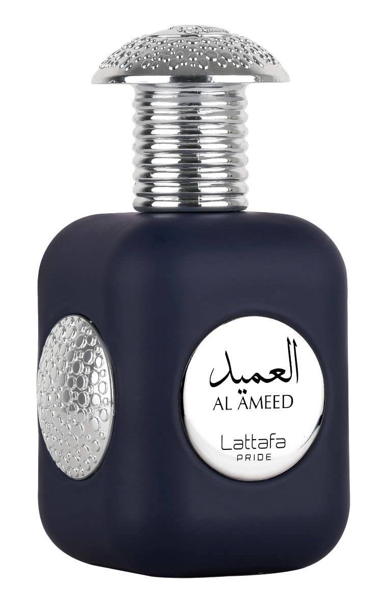Lattafa Pride Al Ameed Silver Eau De Parfum 100ml 3.4 Fl.oz. Unisex Fragrance | Long Lasting Lattafa Pride Al Ameed Silver Eau De Parfum 100ml 3.4 Fl.oz. Unisex Fragrance | Long Lasting