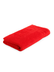 Welspun 100% Cotton Quik Dry Bath Towel 380 Gsm | High Absorbency Super Soft, Fast Drying Bath Towels Large Size (True Red)