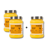 Natural Desi Cow Ghee By Barosi | Rich In Vitamins A, E & Healthy Cow Desi Ghee Good For Overall Health | 3 Litr (1 Litr * 3) 101.4 Ounce | Jar Pack