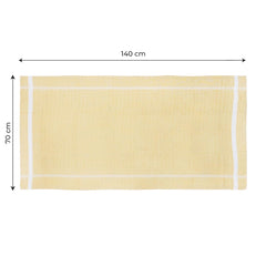 Thirsty Towel Cotton Bath Towel 200 Gsm | Super Soft & High Absorbency Towels, Quick Dry Bath Towels Large Size For Men, Women & Kids (Yellow)