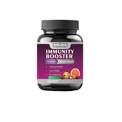 Jnkb Immunity Booster Capsules For Men & Women, Natural Giloy & Haldi Contents Formula For Stronger Immunity & Overall Wellness | 60 Capsules 100gm 0.2lbs