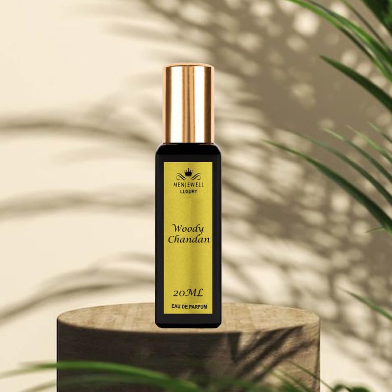 Menjewell Woody Chandan Eau De Parfum 20ml 0.6 Fl.oz. Long Lasting | Alcohol Free | Men Fragrance Menjewell Woody Chandan Eau De Parfum 20ml 0.6 Fl.oz. Long Lasting | Alcohol Free | Men Fragrance