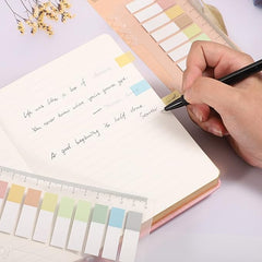 Sticky Note, Colored Writable & Repositionable Book Flags Tabs Strip Index Tabs - Square 2