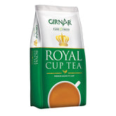 Girnar Pure & Fresh Royal Cup Assam Black Tea - 500gm Pouch, 17.6 Ounce | Premium Assam CTC Leaf - Caffeine Free, Refreshingly Complex Flavour