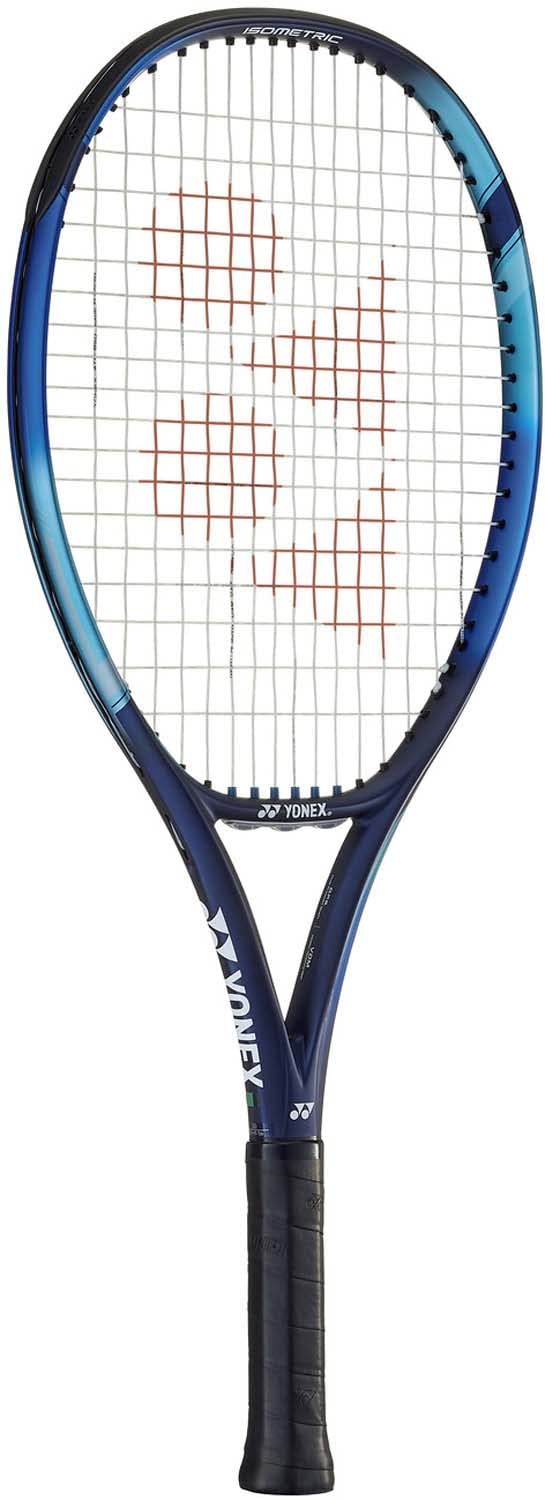 Yonex E - ZONE 25, Tennis Racquet, Strung, Isometric G0, Colour - Sky Blue, Material - Graphite Yonex E - ZONE 25, Tennis Racquet, Strung, Isometric G0, Colour - Sky Blue, Material - Graphite