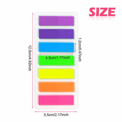 Sticky Notes, 1120 Pcs Index Tabs, Page Markers, Mini File Tabs, Book Markers - 7 Colors