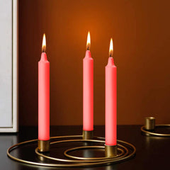RED STICK CANDLES SET OF 50 | PERFECT FOR DIWALI WISH GIFT CANDLES