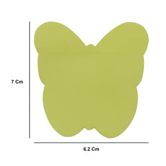 Multicolor Sticky Note Set Of 5 Pad X 100 Sheets | Shapes Star, Heart, Butterfly, Flower & Apple