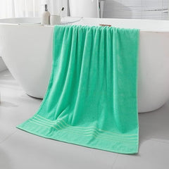 Lrsdaa A New 100% Cotton Bath Towels 500 Gsm | Super Absorbent & Soft Bath Towel For Men & Women (Minigreen)