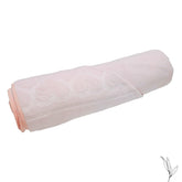 Nive Home Linens Microfiber Bath Towel 400 Gsm | Self Design, Ultra Soft, Super Absorbent, Quick Dry (Baby Pink)