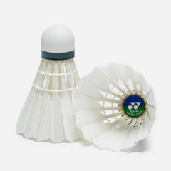 Yonex Aerosensa - 40 Badminton Feather Shuttlecocks , White | Pack Of 10 , Speed - Slow