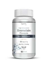 Vokin Biotech Bromelain Pineapple Digestive Enzyme- 2400 Gdu/ G - 500 Mg | 90 Capsules 150gm 0.3lbs