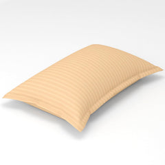 Glace Cotton Single Bedsheet With 1 Pillow Cover (89 X 57 Inches, Peach) | Long Lasting Durability & Comfort For Your Living Space