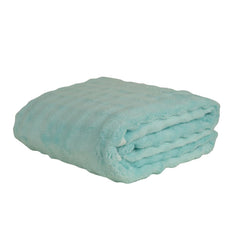 Hanker Bubble Luxury Feather Feel Bath Towel 400gsm | Instant Dry Fabric, Ultra-Soft & Plush Full Large Size Skin Friendly Fabric (Blue)