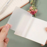 Transparent Sticky Notes Self-Stick Writing Pads | Perfect For College & Office Stationery | 1 Pcs