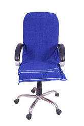 Lrsdaa 100% Cotton Single Large Ultra Soft Chair Towel 550 Gsm (Dark Blue)