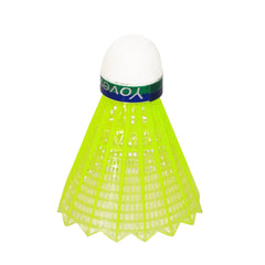 SVR Badminton Nylon Shuttlecocks , Engineered For Excellent Performance And Durability | Green , pack of 6